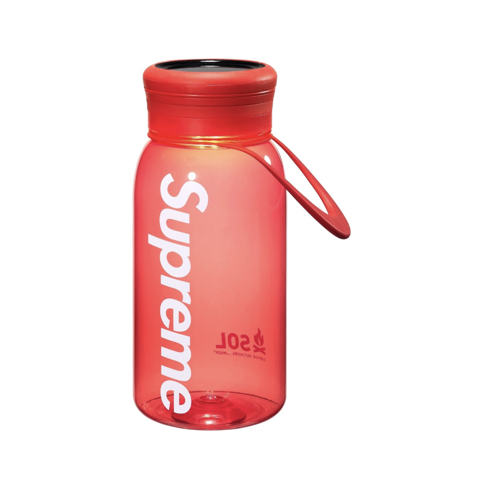 -(C015)-SUPREME SOL WATER BOTTLE LANTERN LED 照明 水壺 紅色-FW25A99