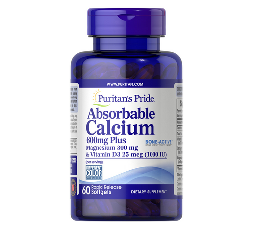 【Puritan's Pride】Puritan's Pride 鈣 鎂 維他命D3 Calcium+Magnesium+D3 60顆