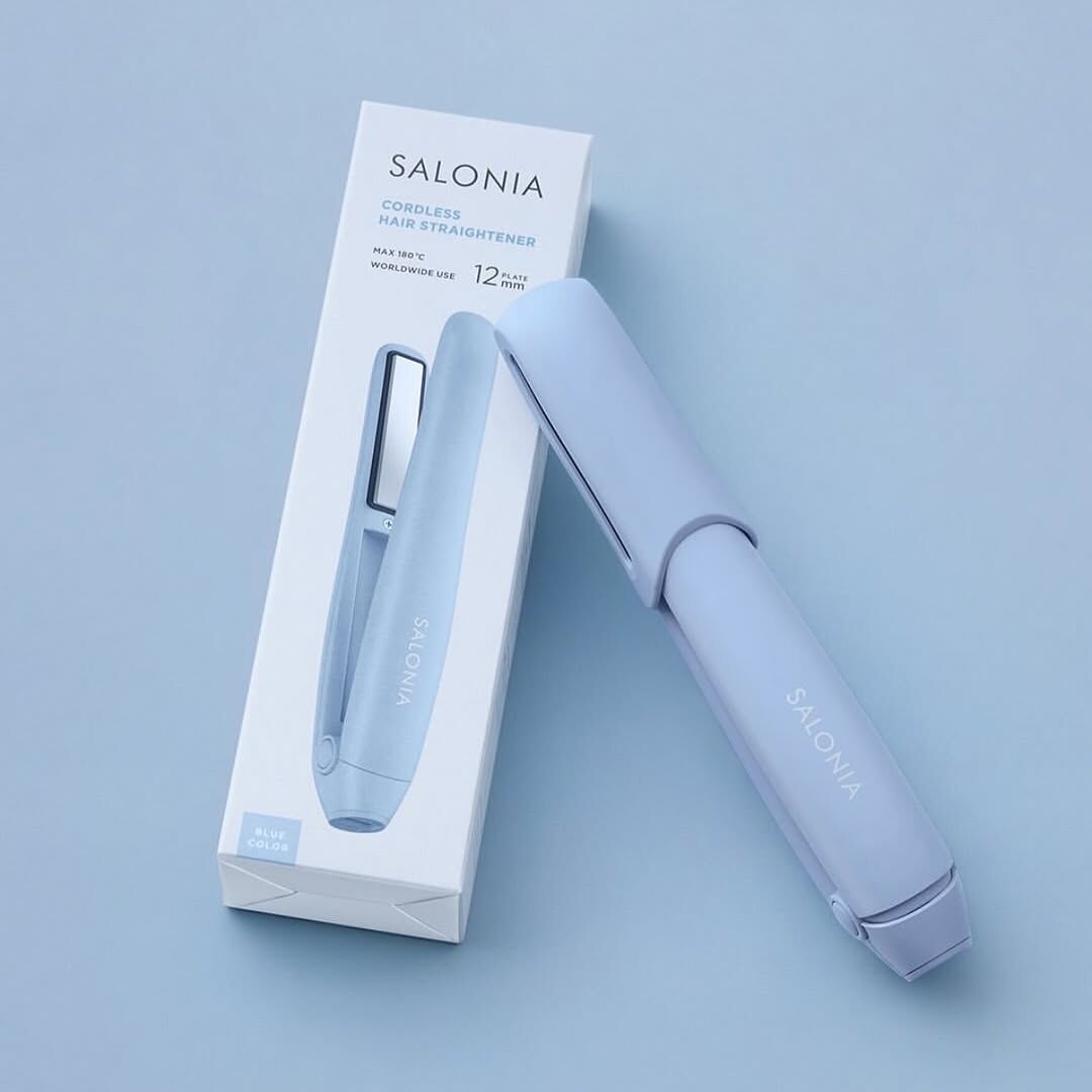 少 量 現 貨丨預 訂 (兩星期後到貨)丨日 本 SALONIA 無線便攜直髮夾 12mm