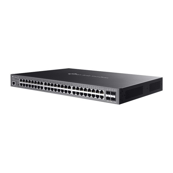 TP-LINK Omada Switch Managed con 48 Porte Gigabit e 4 Porte 10GE SFP+ L2+ con 40 porte PoE+ e 8 porte PoE++  SG3452XMPP