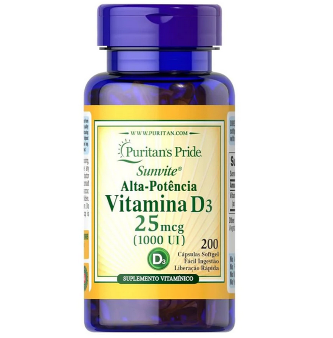 【Puritan's Pride】維他命D3 Vitamin D3 維他命D 25mcg 200顆