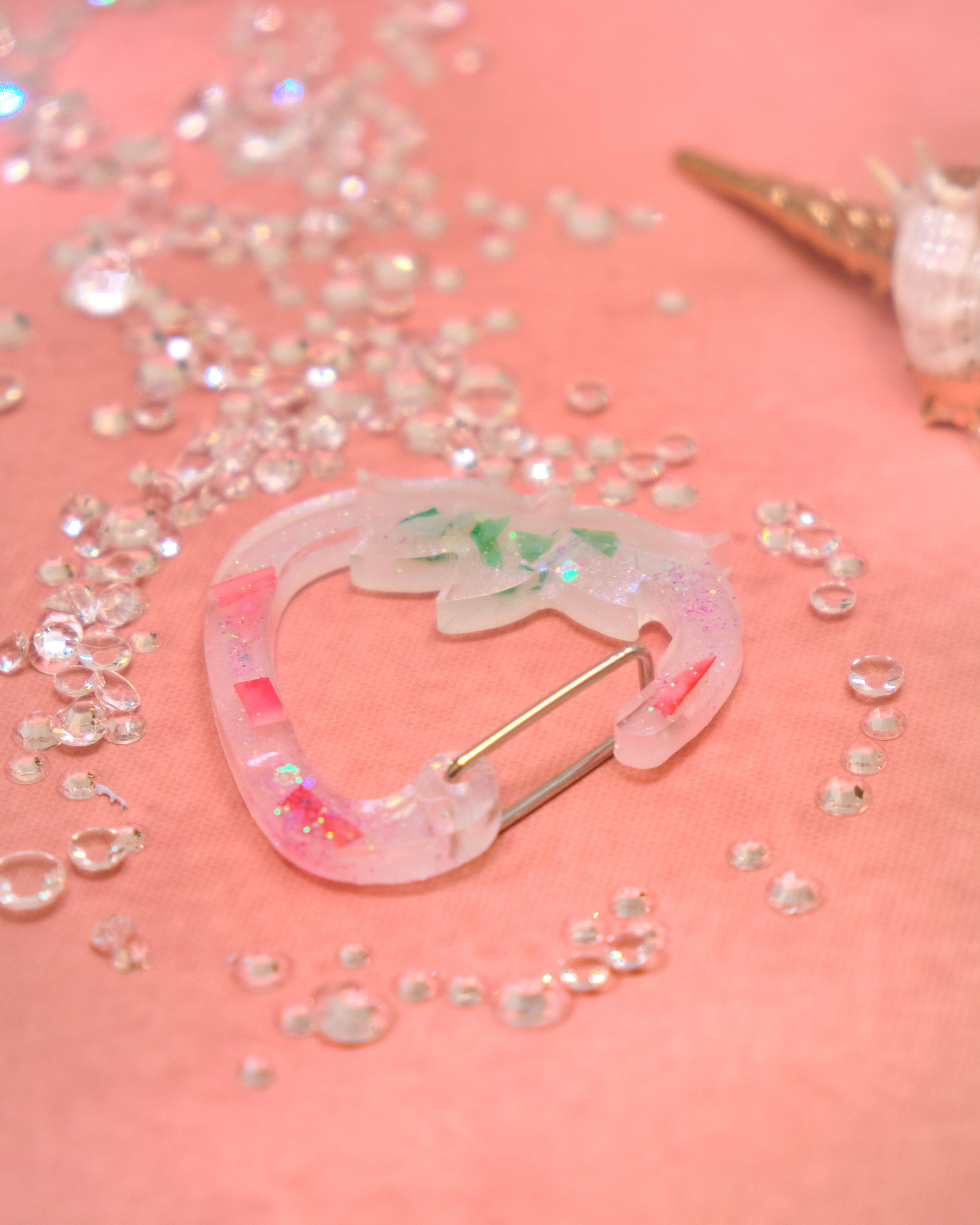 12934 Enchanted Forest Resin Keychain Charm