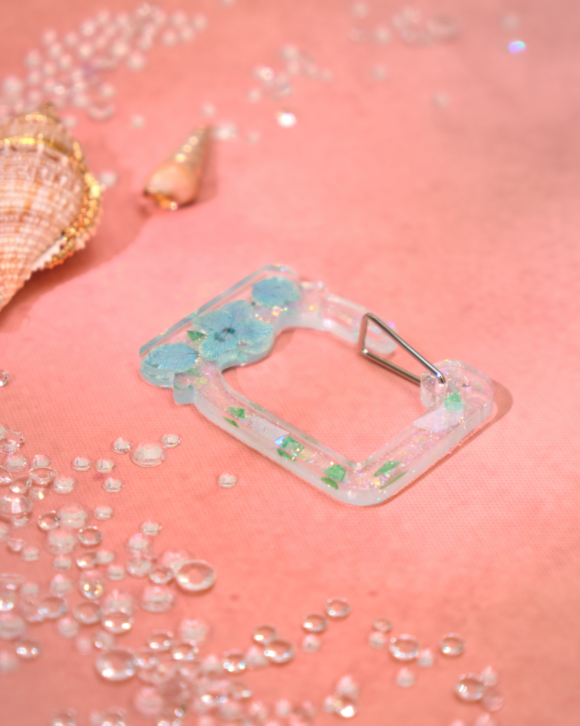 12931 Enchanted Forest Resin Keychain Charm