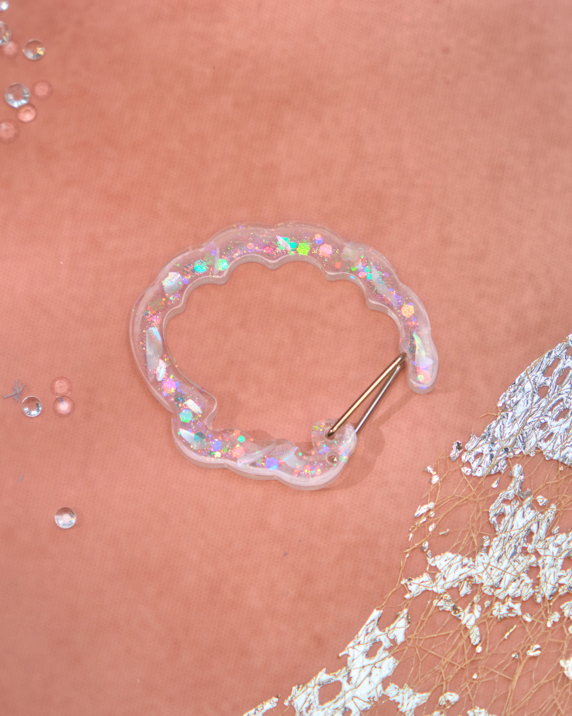 12932 Enchanted Forest Resin Keychain Charm