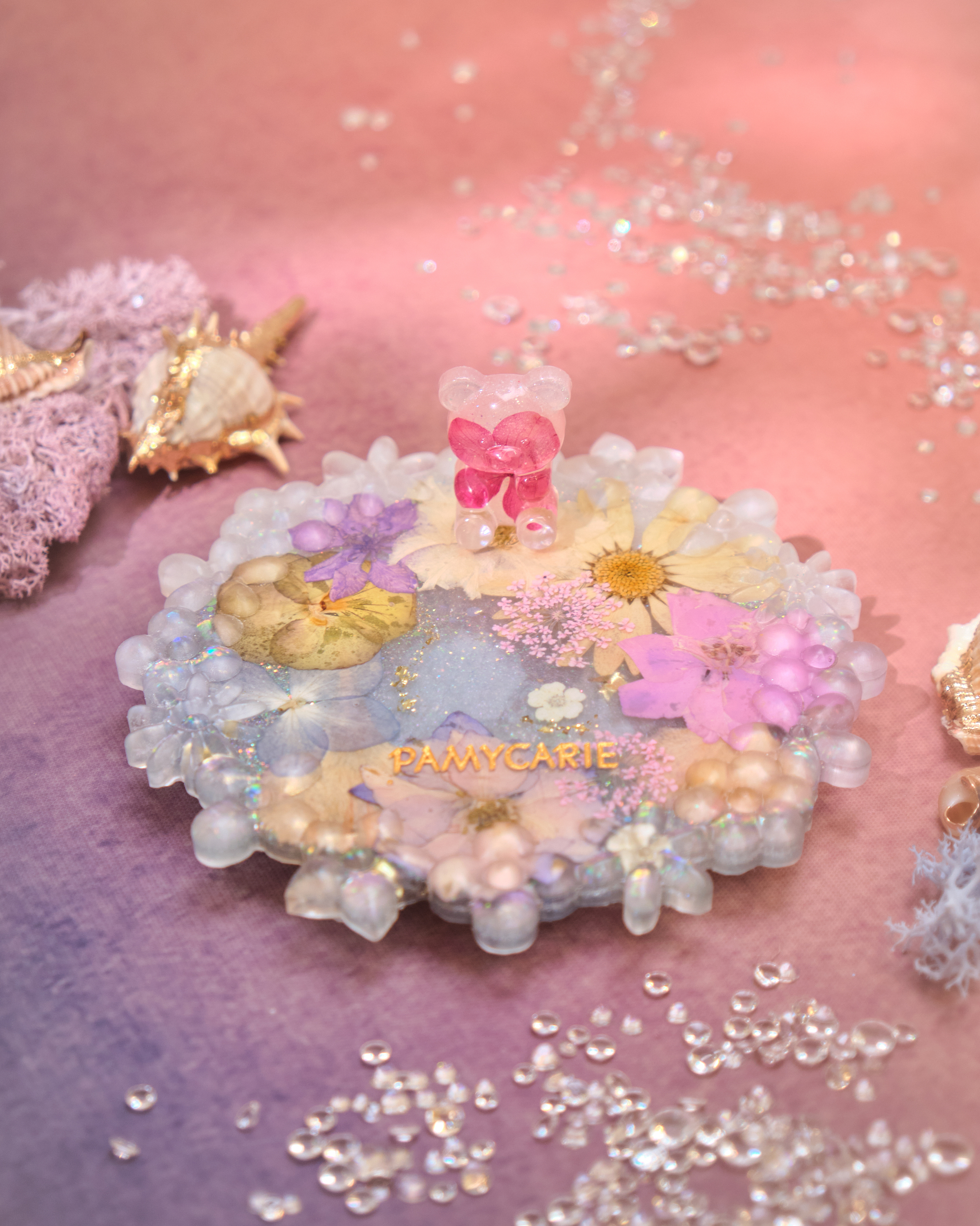 12916 Eternal Garden Resin Accessory Plate