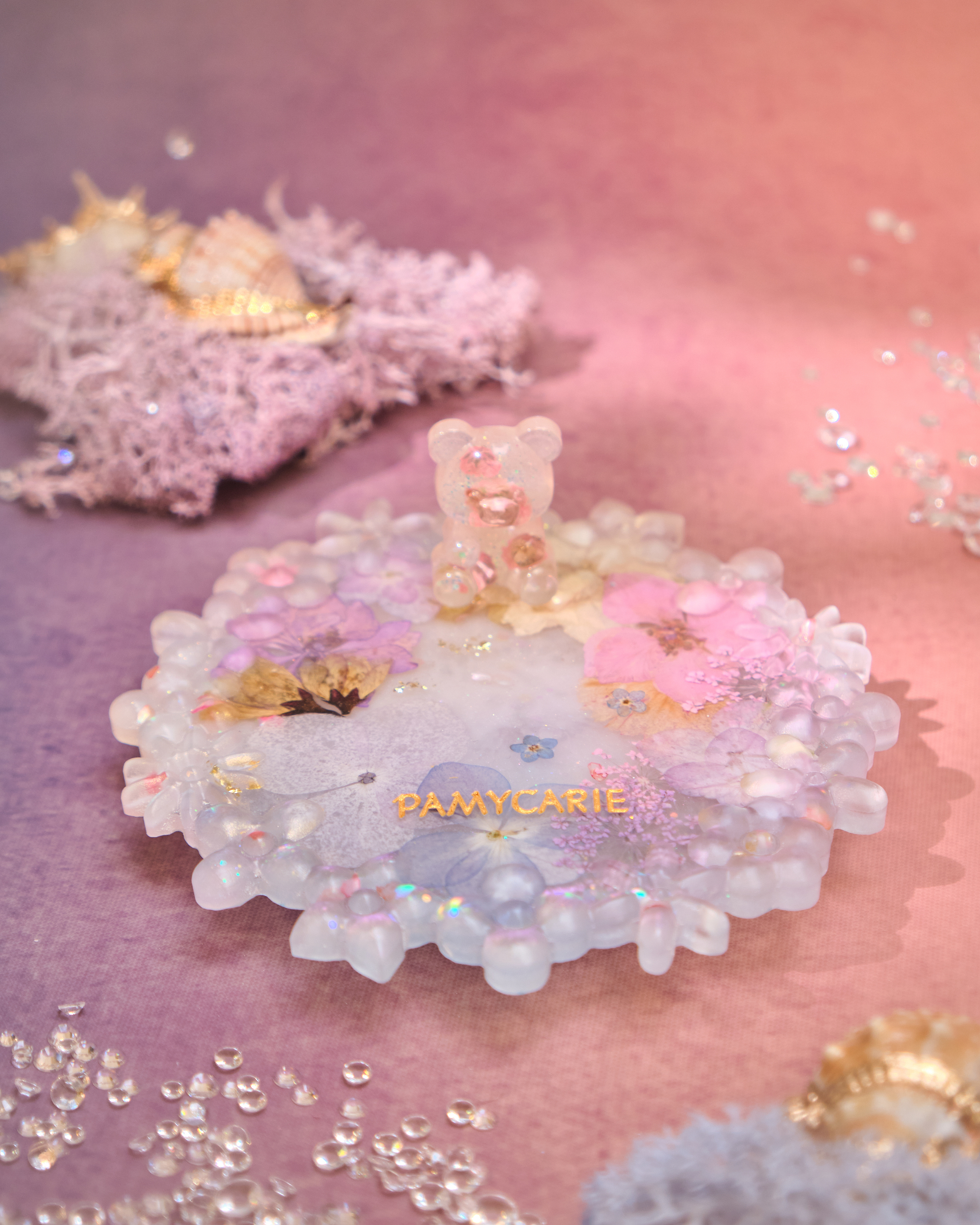12915 Eternal Garden Resin Accessory Plate