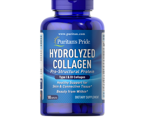 【Puritan's Pride】水解膠原蛋白 Hydrolyzed Collagen 1000mg 180顆