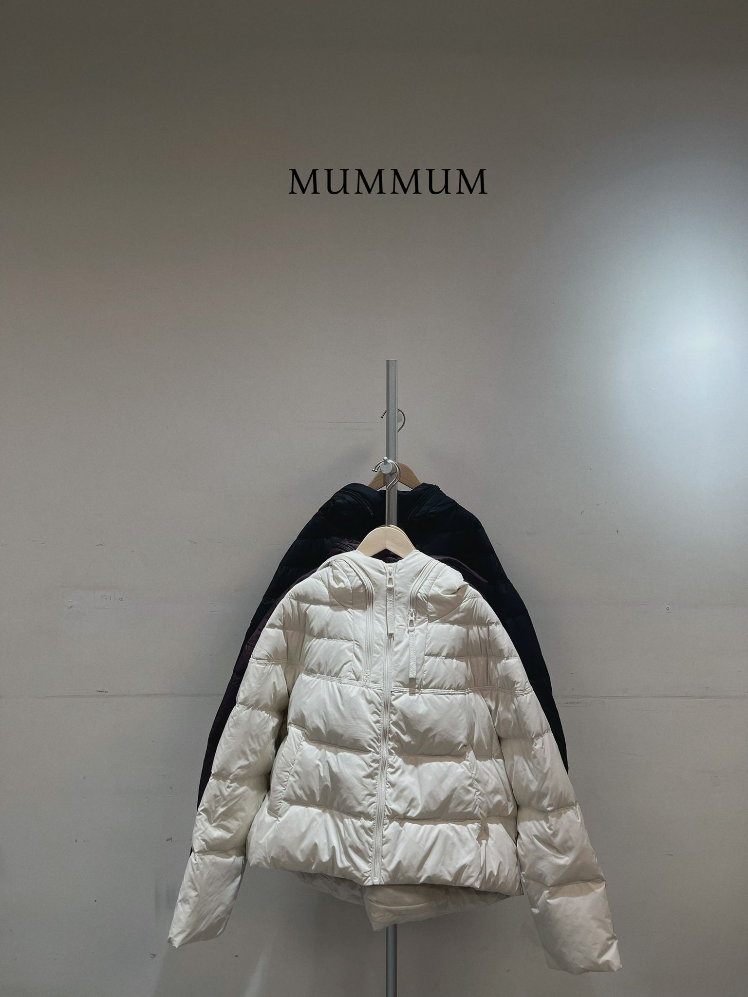 0212898a/三條感覺無盡拉鏈設計羽絨　52/52/27