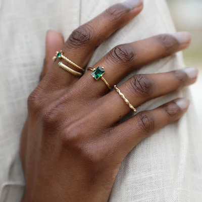 1WK0708-331 WAEKURA Ring Alex Gold (A-LX-E)