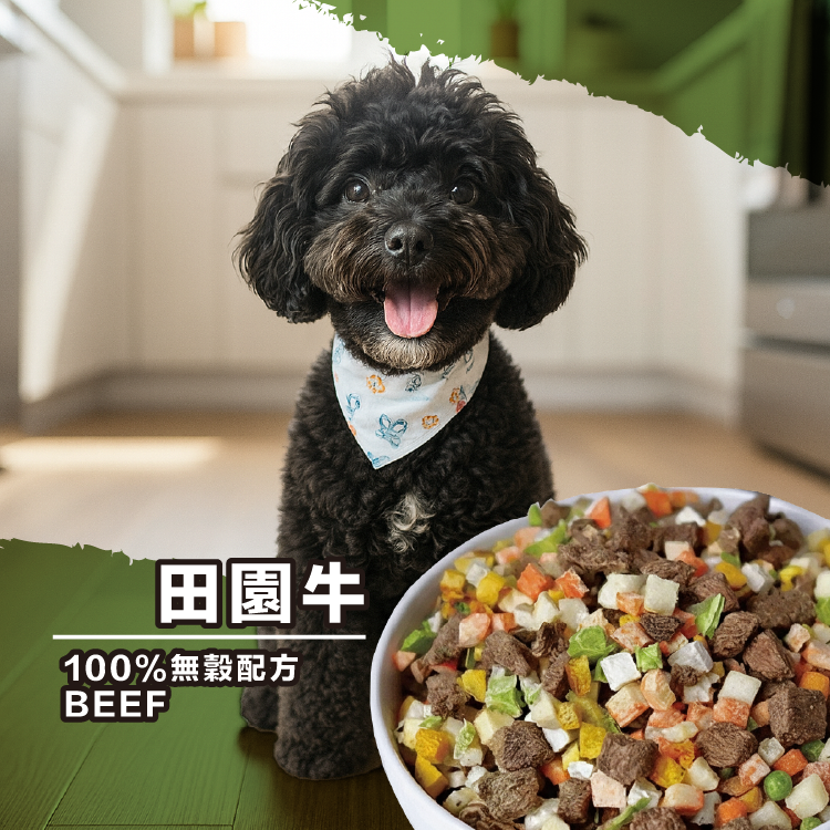 田園牛｜家庭包250g｜狗狗凍乾熟食主食