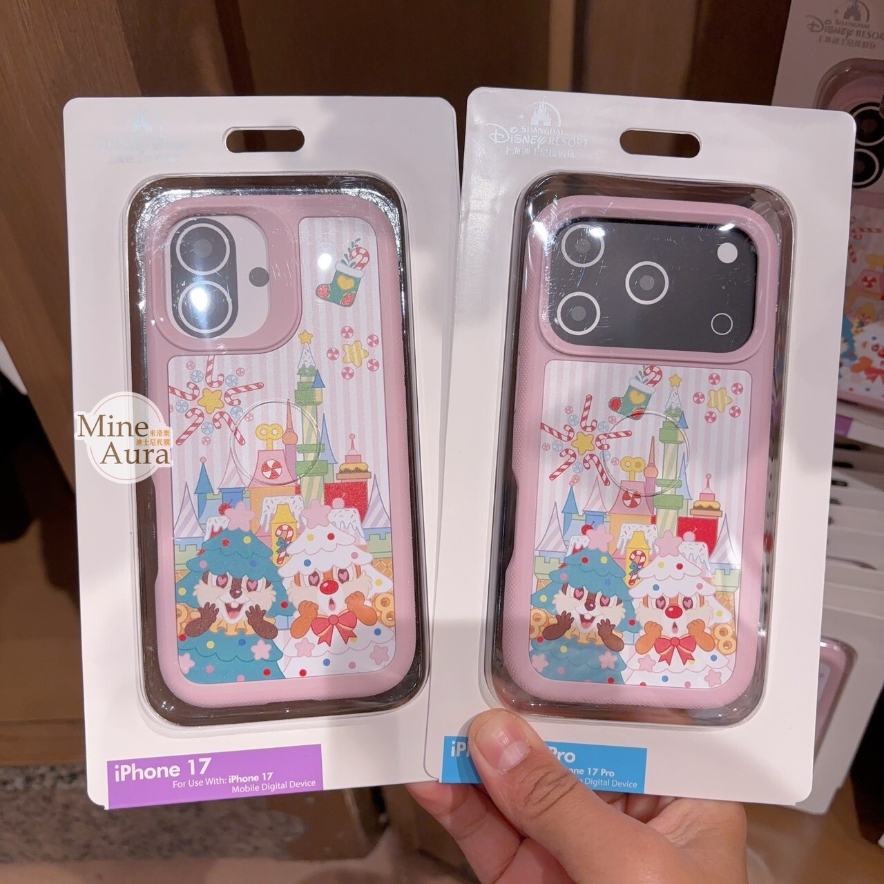 聖誕圓舞曲系列 米奇和朋友們系列 奇奇蒂蒂 Chip 'n Dale 圖案 iphone 系列 手機殼 保護套 -上海迪士尼樂園