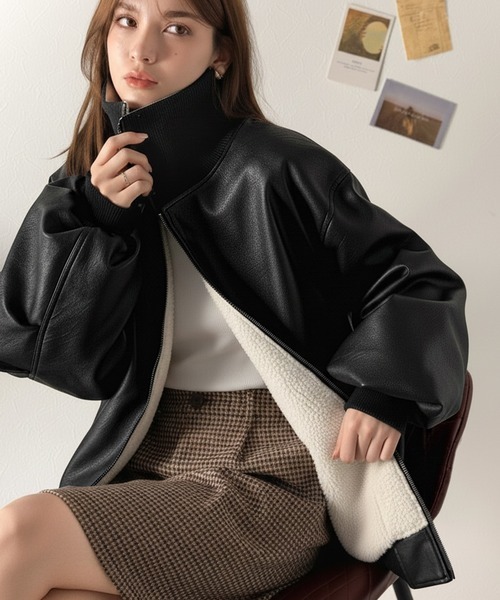 日本🇯🇵連線 JAVA 兩面可穿復古羊羔毛皮衣外套 復古 皮衣 外套 夾克 皮外套 皮夾克 長袖 2色(任買兩件711免運)/預購