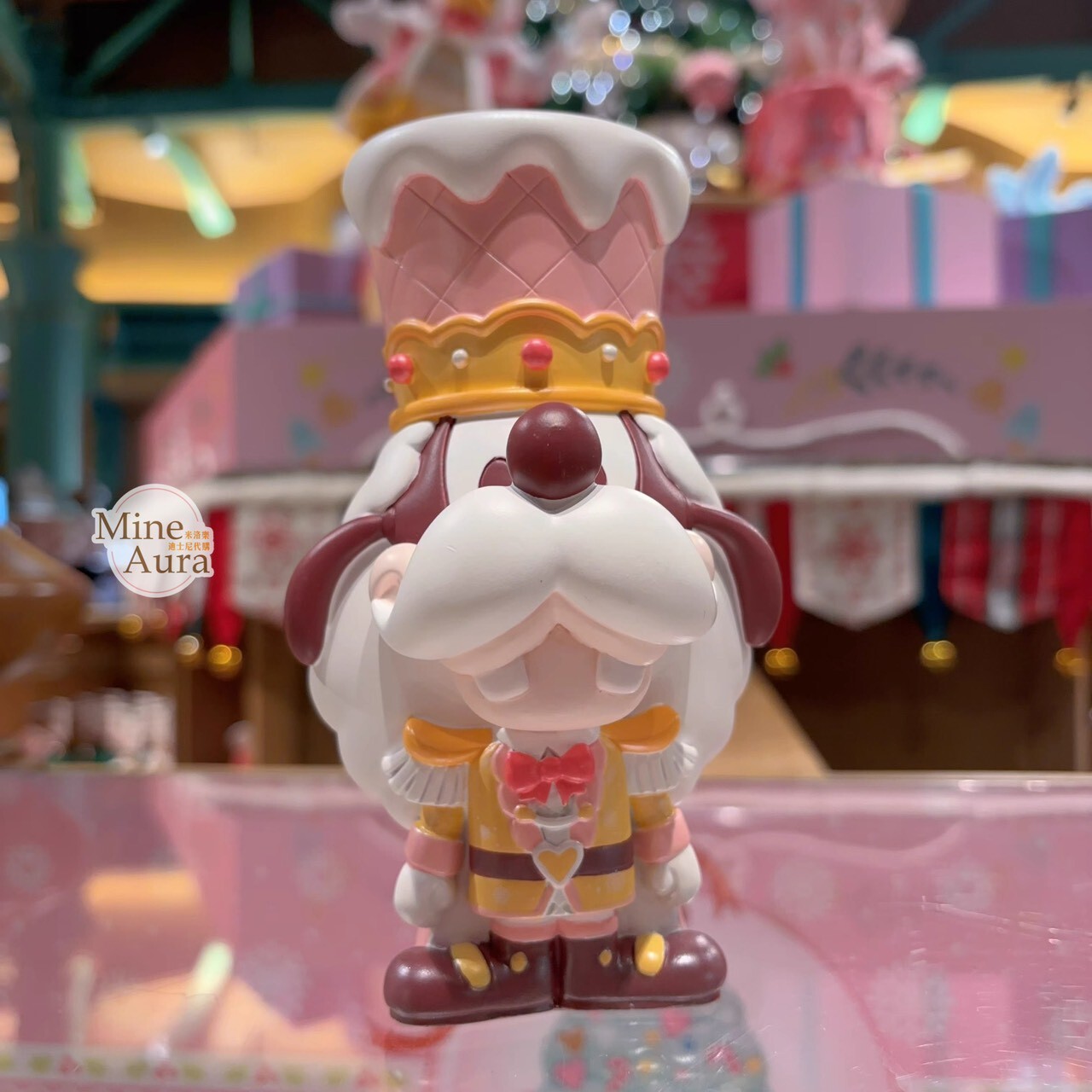 聖誕圓舞曲系列 米奇和朋友們系列 高飛狗 Goofy 造型 筆筒 擺飾品 -上海迪士尼樂園