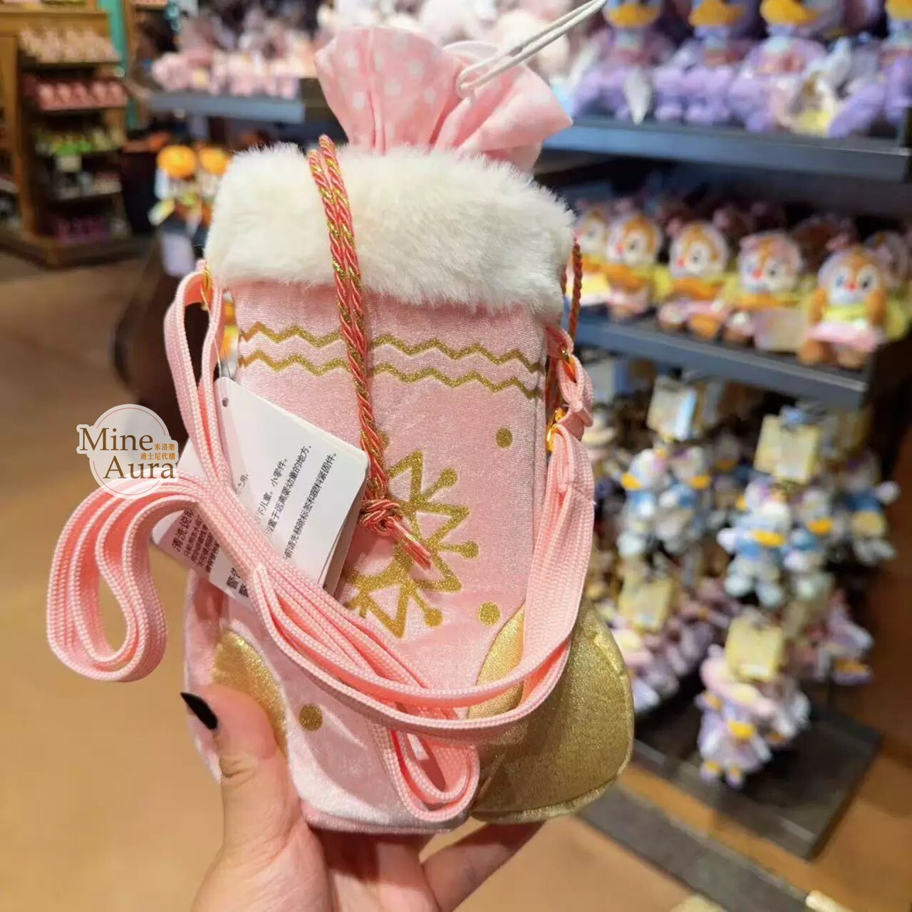 聖誕圓舞曲系列 米奇和朋友們系列 布魯托 Pluto 保溫瓶 水杯 + 聖誕襪 造型杯套 -上海迪士尼樂園