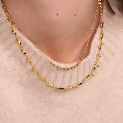 1WK0708-335 WAEKURA Necklace Solene Gold (A-LX-E)