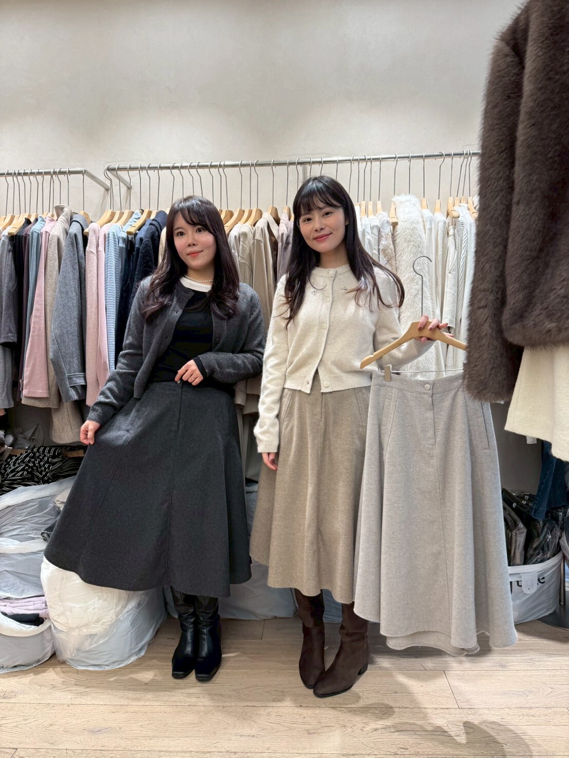 SG5246 羊毛傘形軟綿半身裙