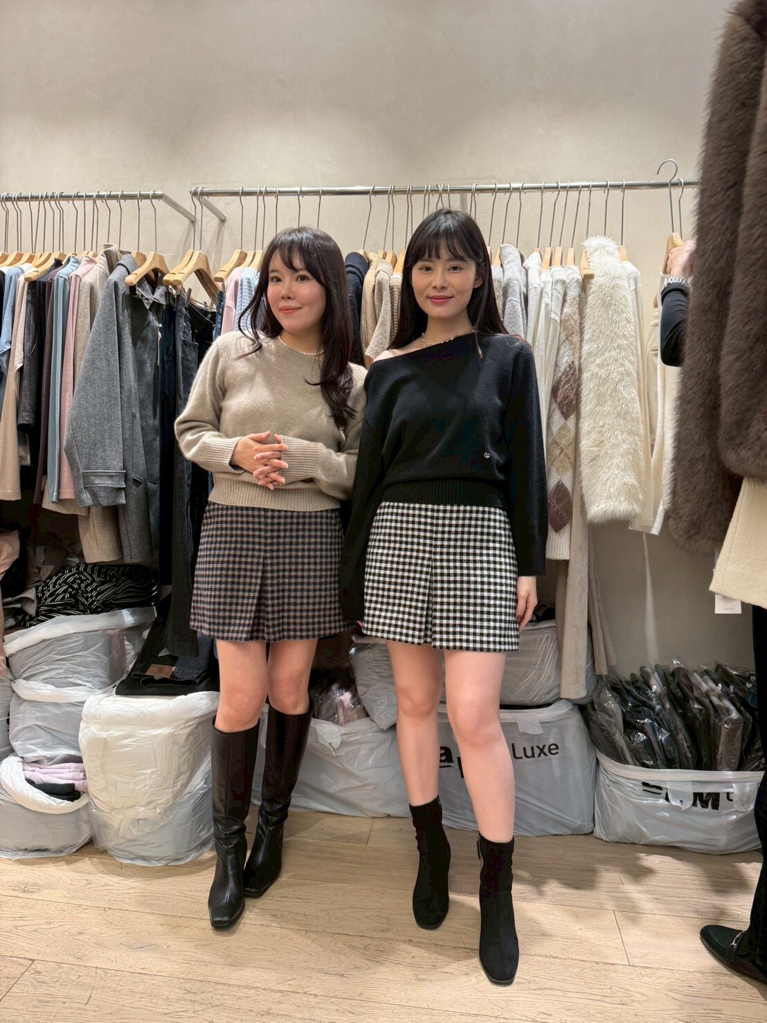 SG5219 格仔A字短裙褲(S/M/L)