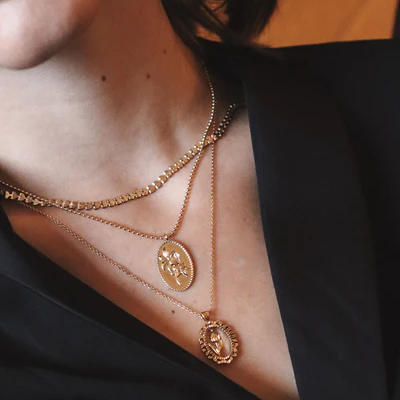 1WK0708-337 WAEKURA Necklace Kate Gold (A-LX-E)