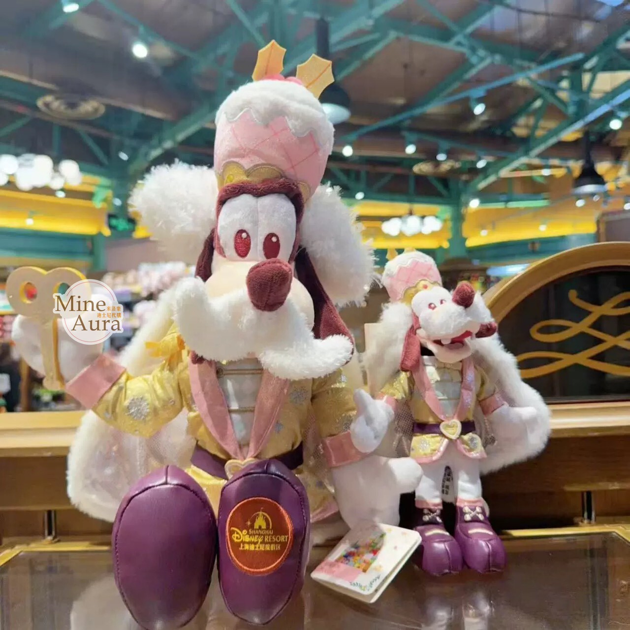 聖誕圓舞曲系列 米奇和朋友們系列 高飛狗 Goofy 造型 娃娃 玩偶 -上海迪士尼樂園