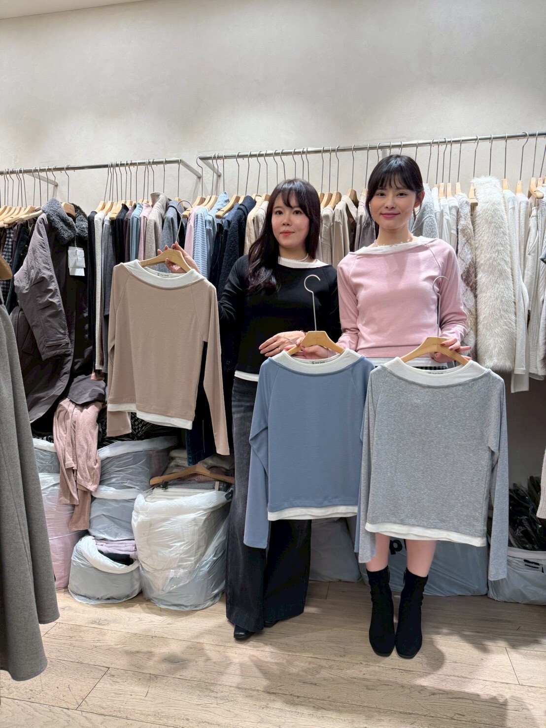 SG5244 假兩件彈性上衣