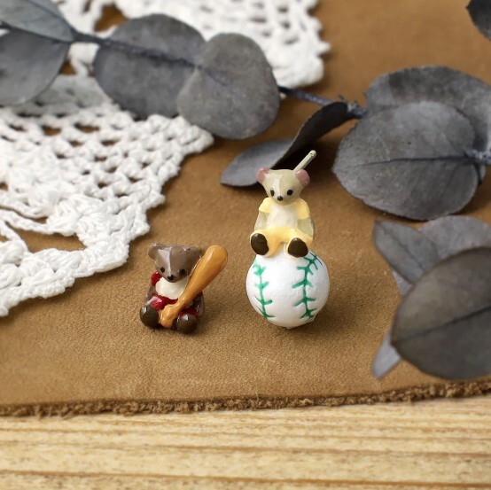 Ayatorie 小熊全壘打耳環