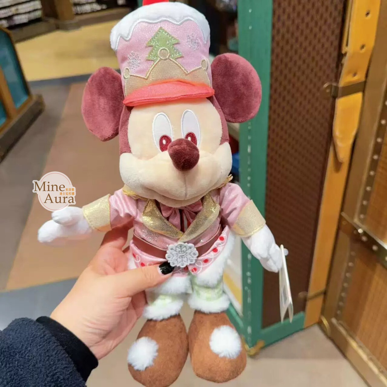 聖誕圓舞曲系列 米奇和朋友們系列 米奇 Mickey 米妮 Minnie 娃娃 玩偶 -上海迪士尼樂園