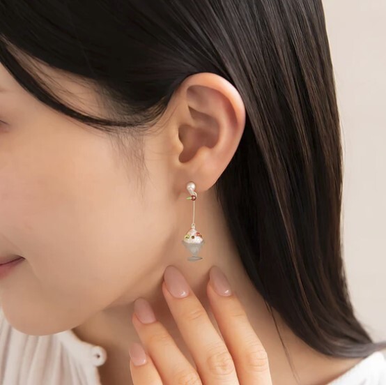 Ayatorie 小熊最愛的食物耳環