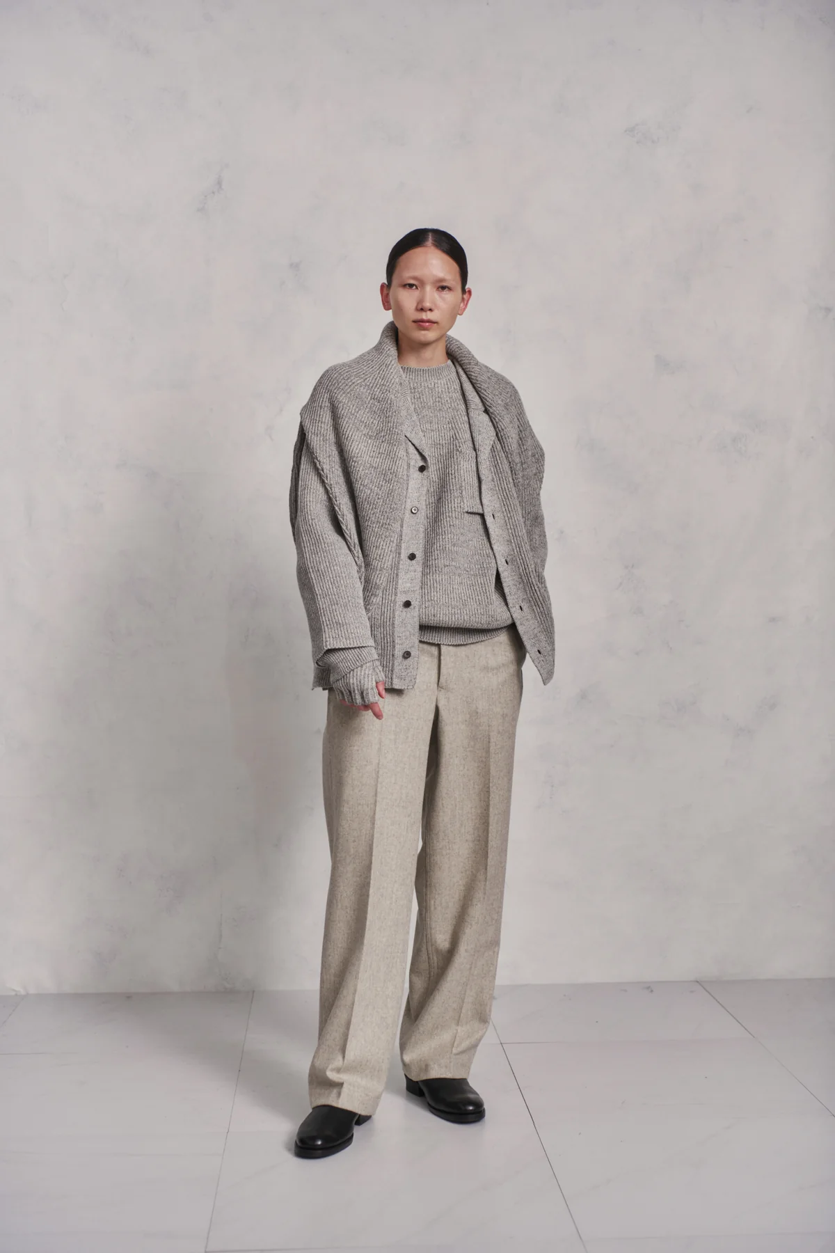 OLD JOE BLENDED KEMPI WOOL RAPEL CARDY