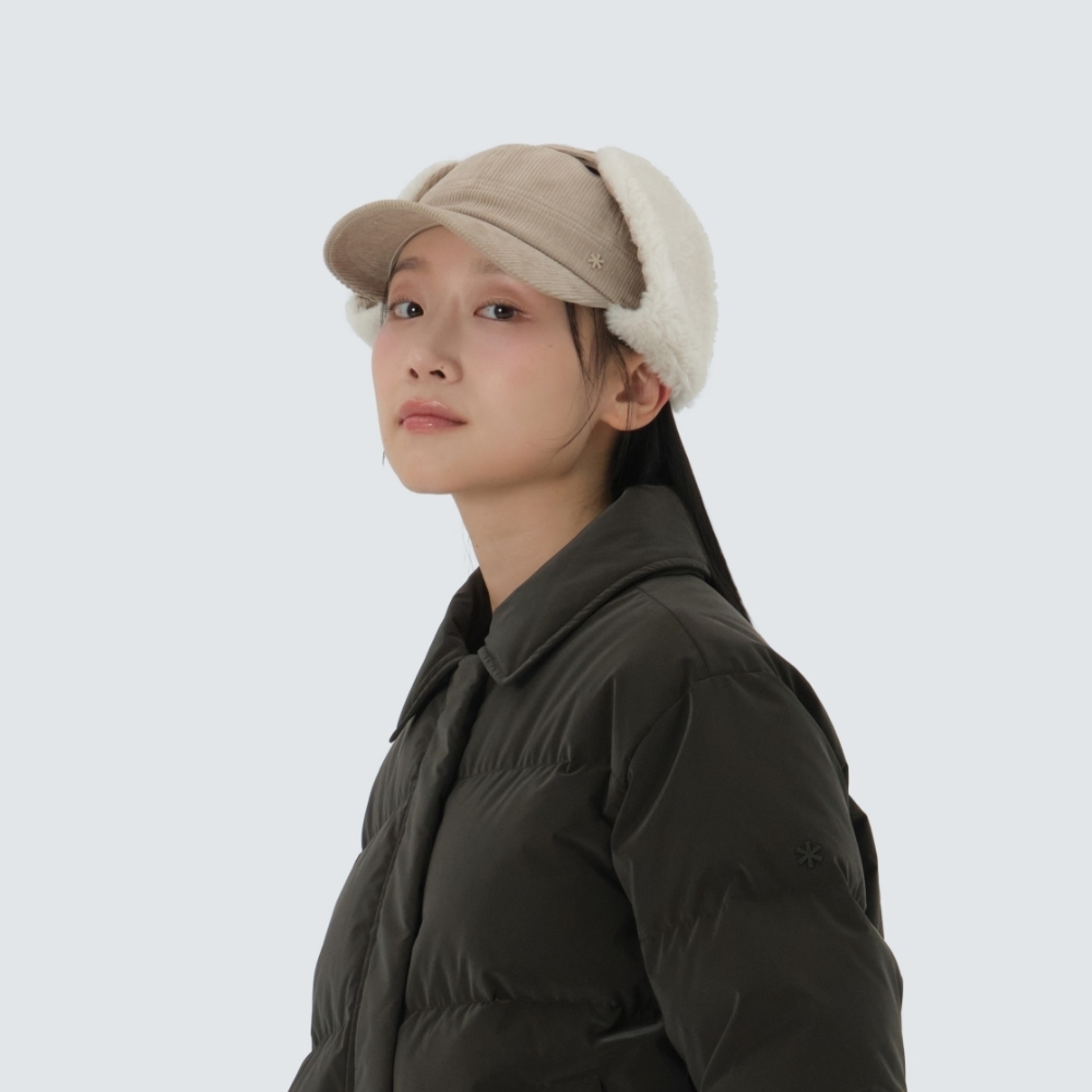 【現貨】snow peak Merino Wool Corduroy Earflap Cap 美麗諾羊毛 燈芯絨 飛耳帽 S25WWFCP60