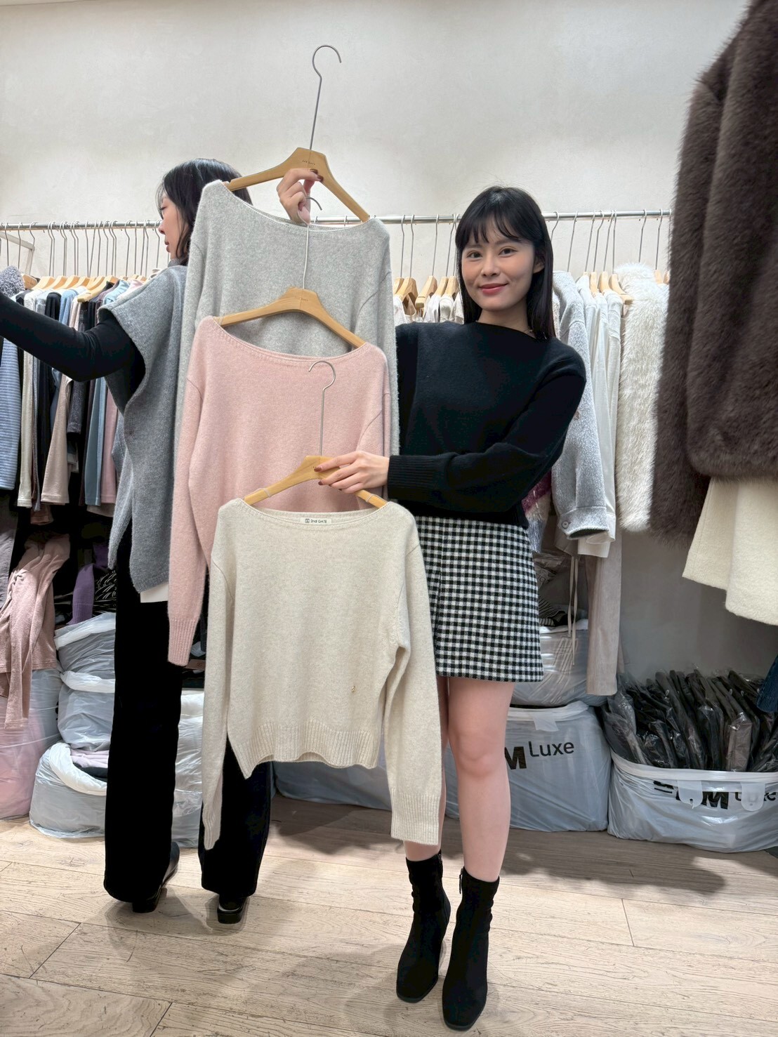 SG5235 寬鬆圓領羊毛上衣