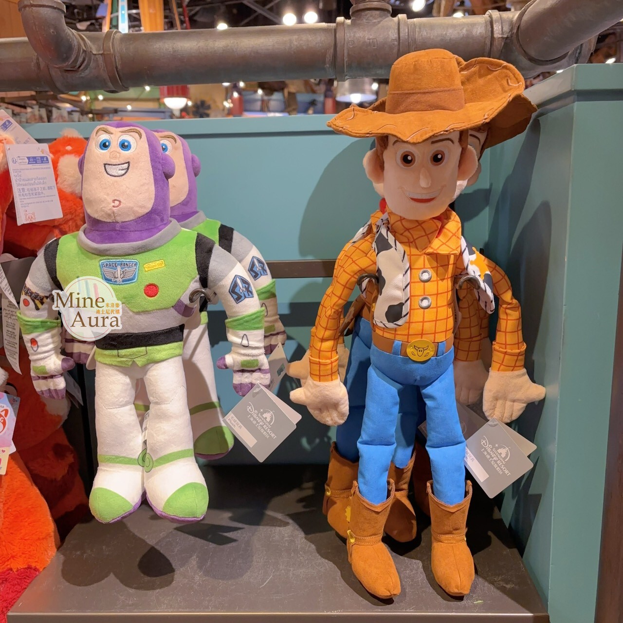胡迪 Woody 巴斯光年 Buzz Lightyear 娃娃 玩偶 玩具總動員 Toy Story -上海迪士尼樂園
