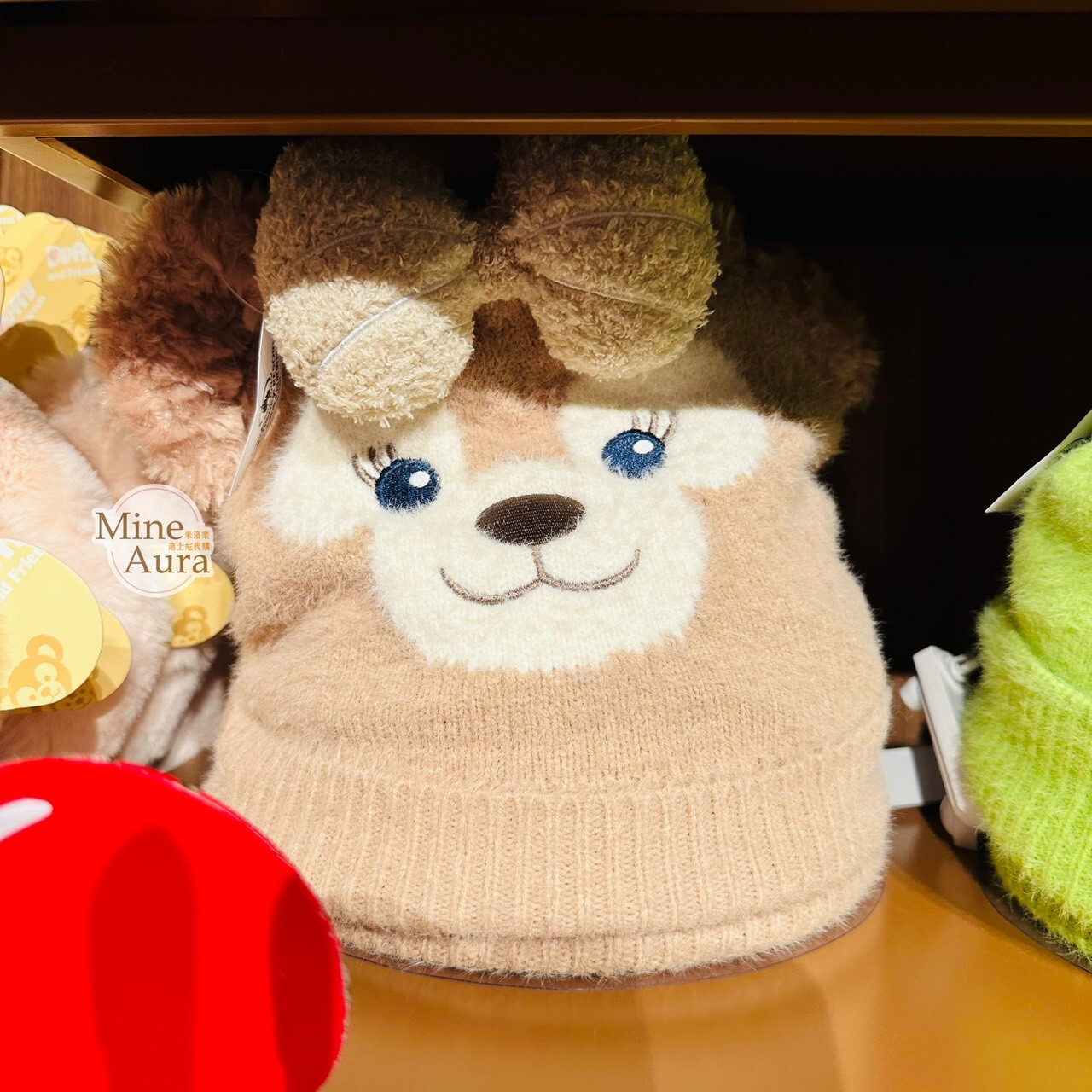 雪莉玫 ShellieMay 立體耳朵造型 針織 毛帽 帽子 -上海迪士尼樂園