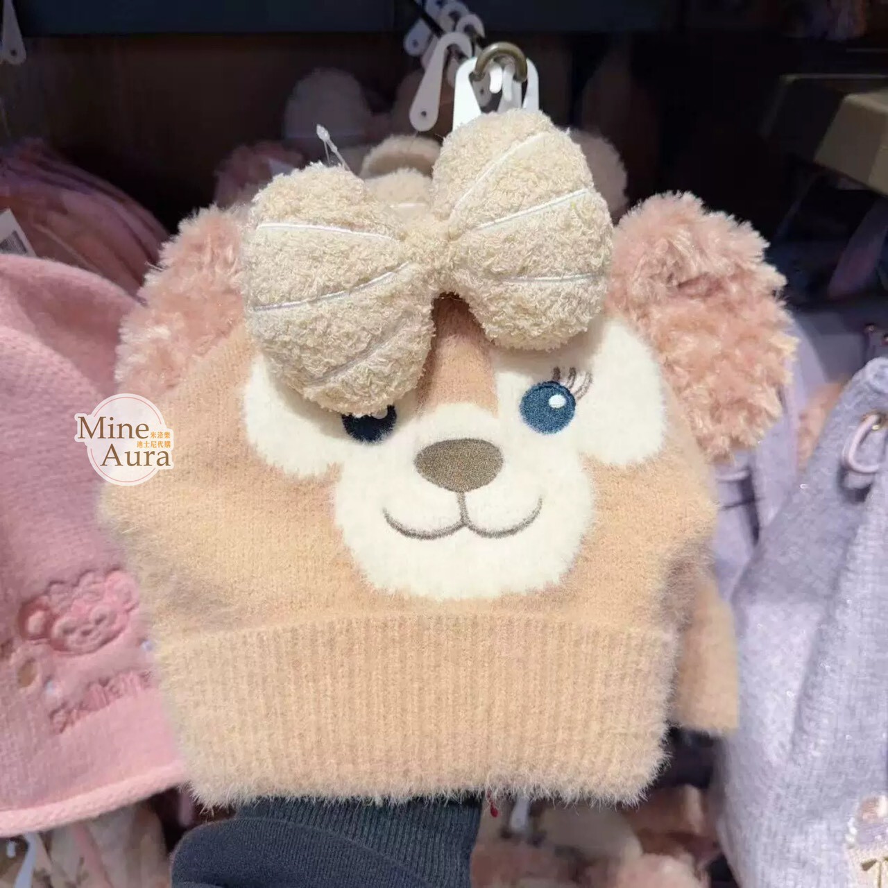 雪莉玫 ShellieMay 立體耳朵造型 針織 毛帽 帽子 -上海迪士尼樂園