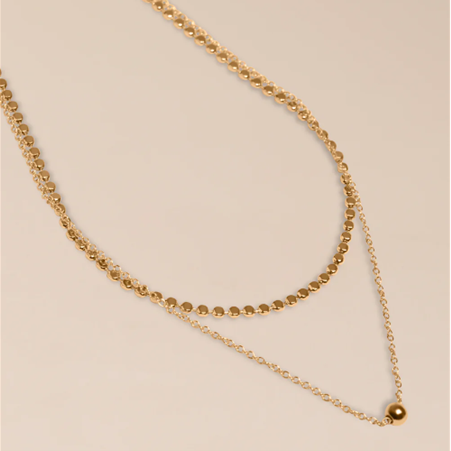 1WK0708-345 WAEKURA Necklace Ameda Gold (A-LX-E)