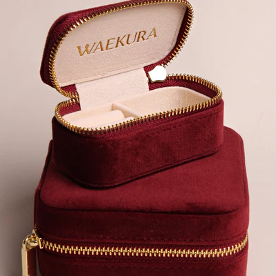 1WK0708-346 WAEKURA Jewellery Box - Rouge Griotte Rouge Griotte (A-LX-E)