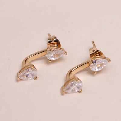 1WK0708-352 WAEKURA Earrings Tammie - Pair Gold (A-LX-E)