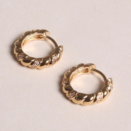 1WK0708-354 WAEKURA Earrings Phoebe - Pair Gold (A-LX-E)