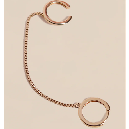 1WK0708-355 WAEKURA Earrings Paris - Single Gold (A-LX-E)