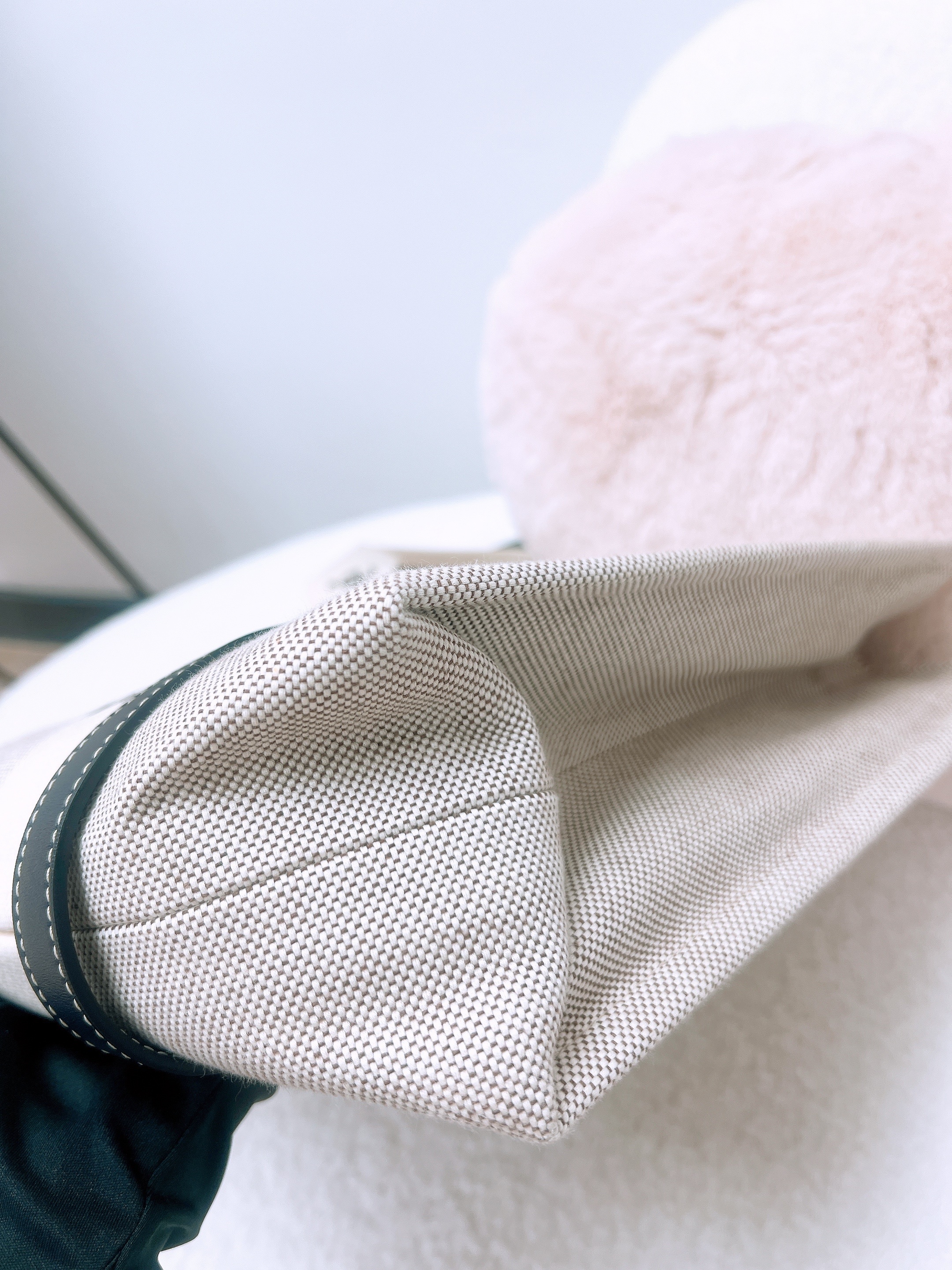 Chloe woody tote navy medium