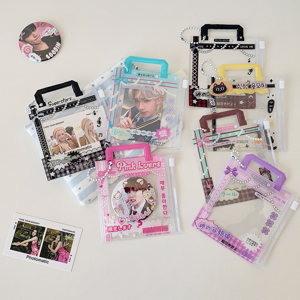 Candy Polaroid Mini Card Holder Pouch