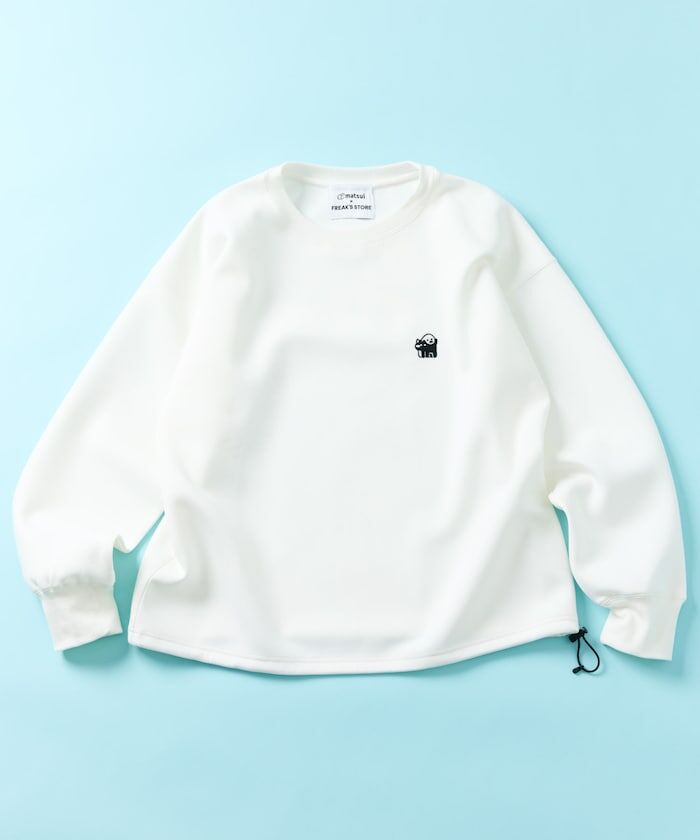 『代購商品』2025AW FREAK'S STORE x matsui 日本 插畫家 松井先生  "TENNIS" Drawcord Back Print Crew Neck Sweatshirt 聯名 別注款 狗狗 網球拍 大學T 1021248901169