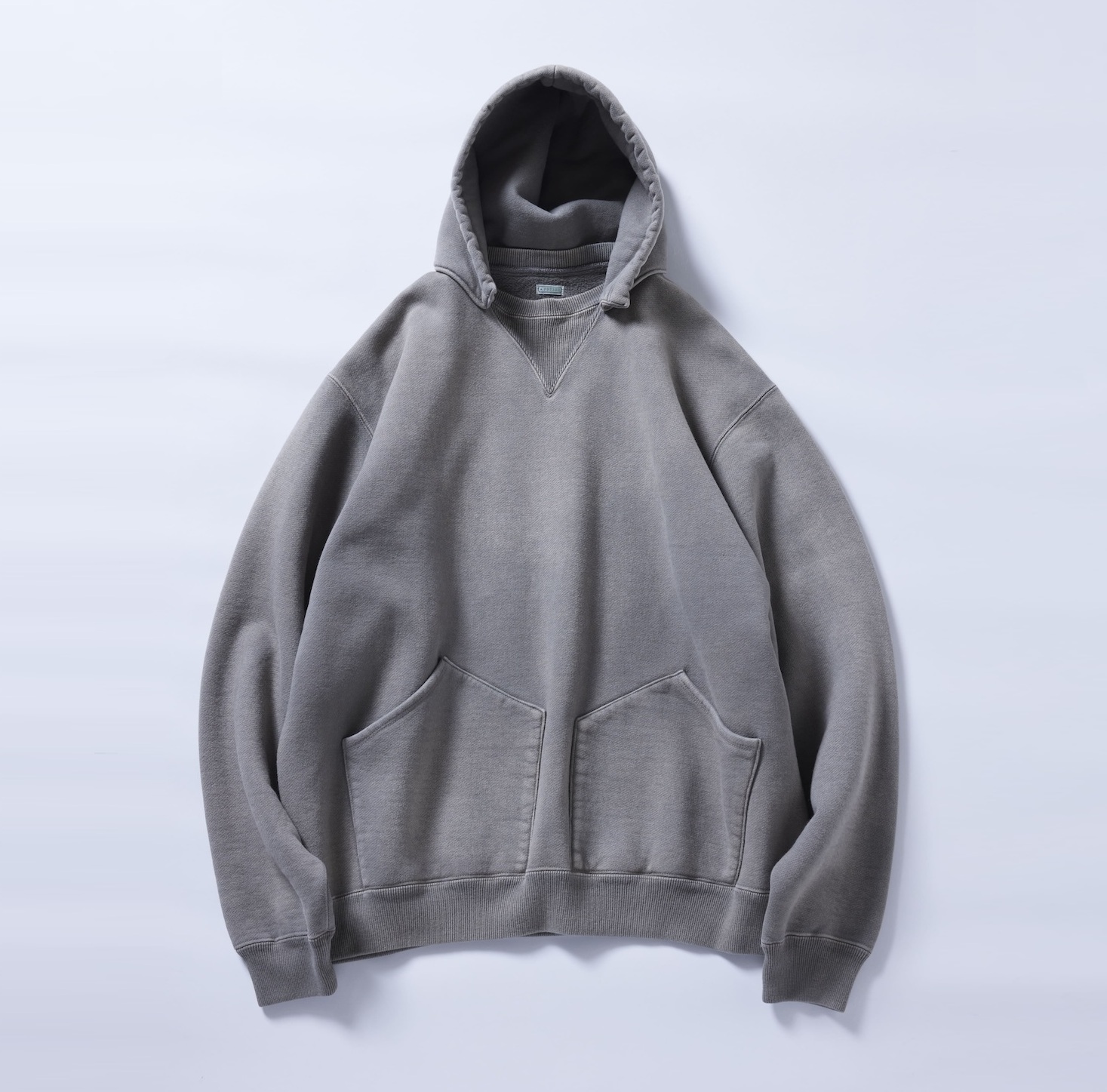 RE-STOCK: A.PRESSE 2025 VINTAGE ATTACHED HOOD SWEAT PARKA (BIOTOP LIMITED) - GREY PRE ORDER ITEM (預訂中)