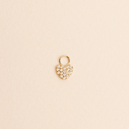 1WK0708-383 WAEKURA Charms Coeur Brillant Gold (A-LX-E)