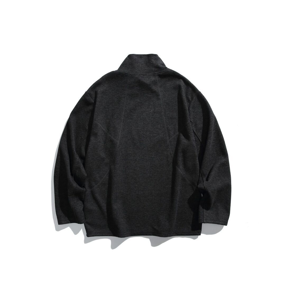 老錢風質感高領長袖TEE