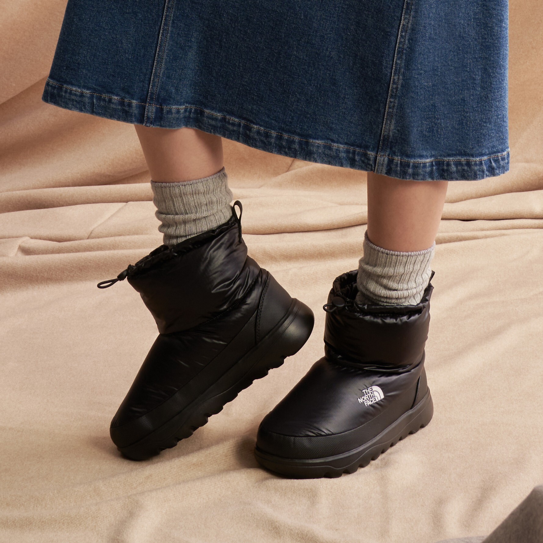 THE NORTH FACE 北臉 露營短靴 | 輕量保暖營地鞋 NS87R68
