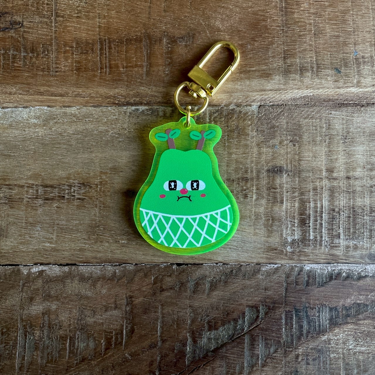 艸石所x咚東/樂樂壓克力鑰匙圈/珍珠芭樂