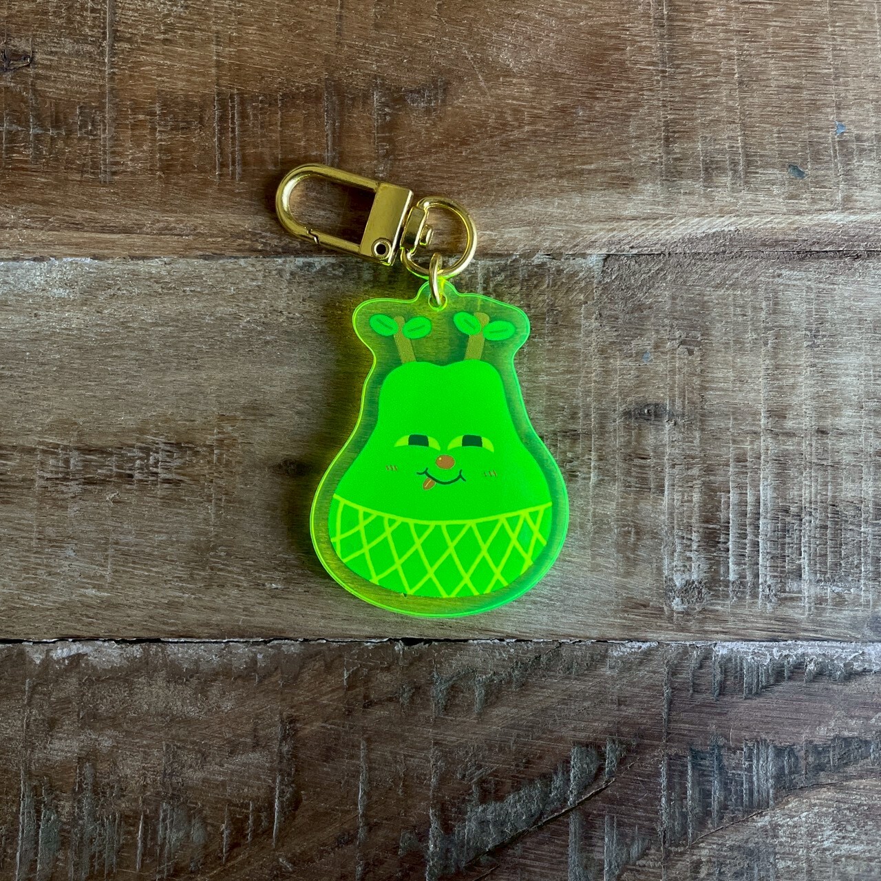 艸石所x咚東/樂樂壓克力鑰匙圈/珍珠芭樂