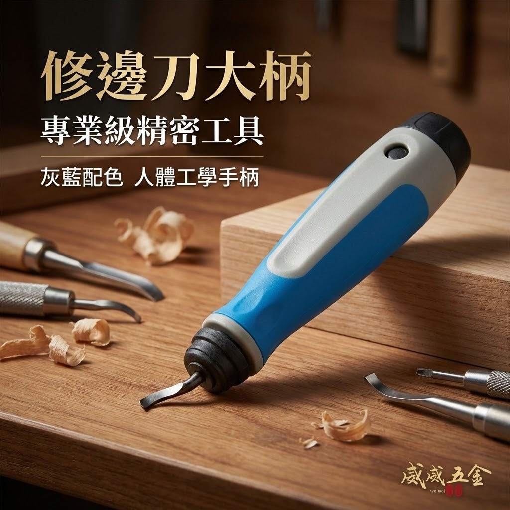 1支 藍灰C款｜膠柄括邊刀 膠柄式去毛刺修邊刀 修邊刀 刮刀 銅管修邊器 毛邊刀 塑膠修邊｜藍灰色款｜經濟型