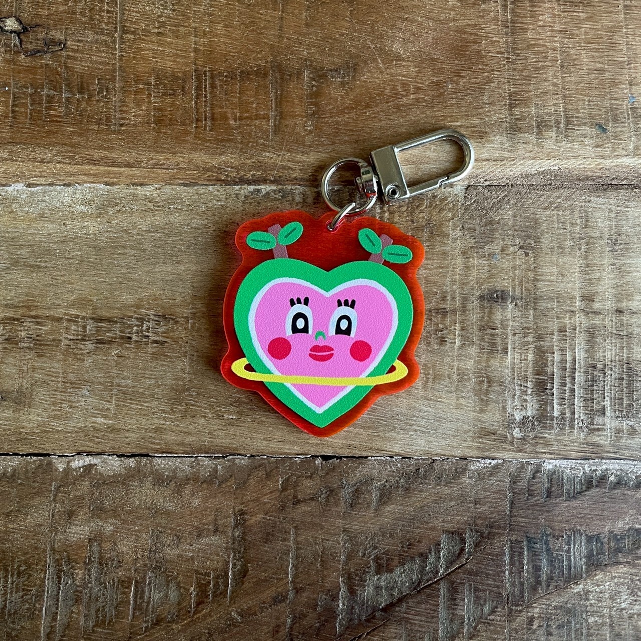 艸石所x咚東/紅寶壓克力鑰匙圈/紅寶石芭樂