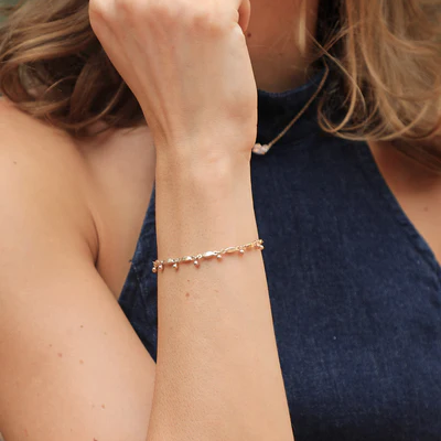 1WK0708-390 WAEKURA Bracelet Solene Gold (A-LX-E)